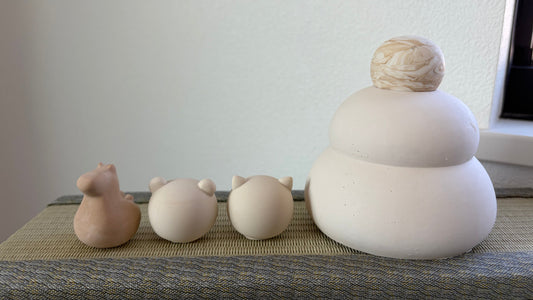 🐴新作｜鏡餅モールドLサイズ用「午（うま）の橙」できました！