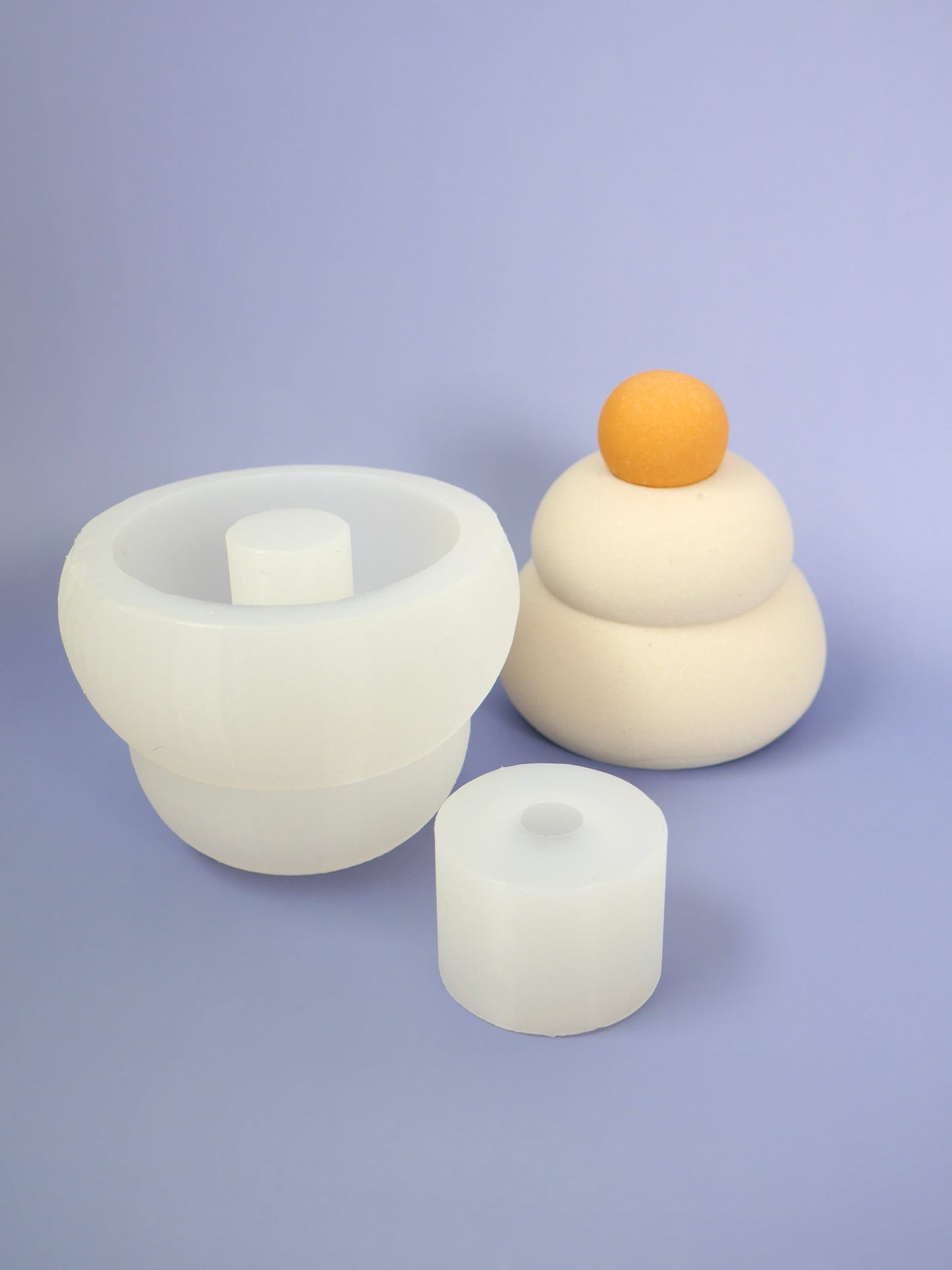 鏡餅モールド Lサイズ (橙セット)