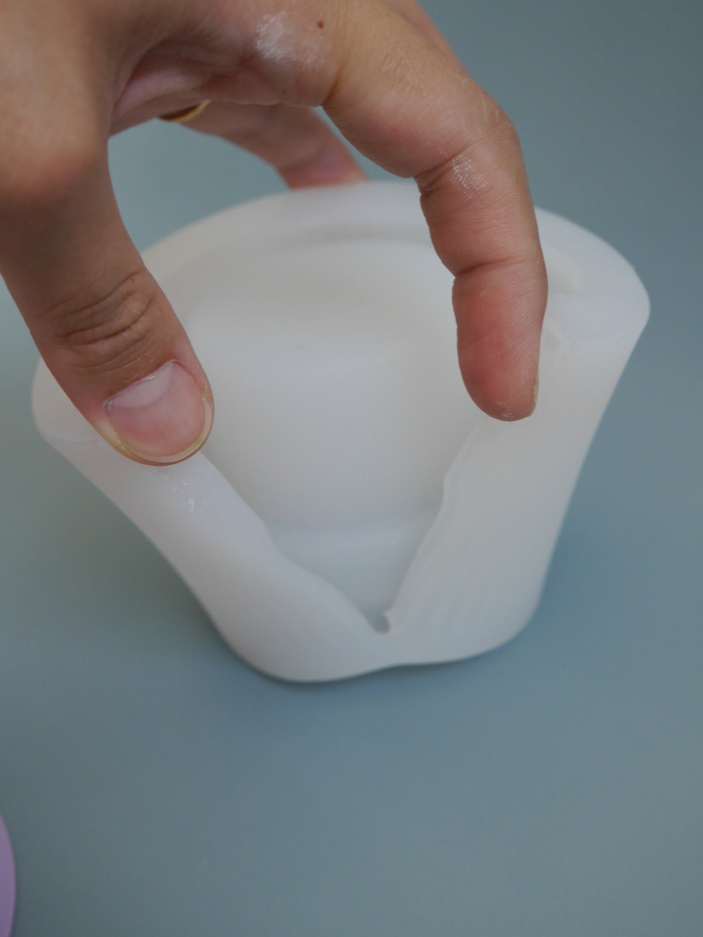 2-Way Plant Pot – Mini, Carved Groove Pattern
