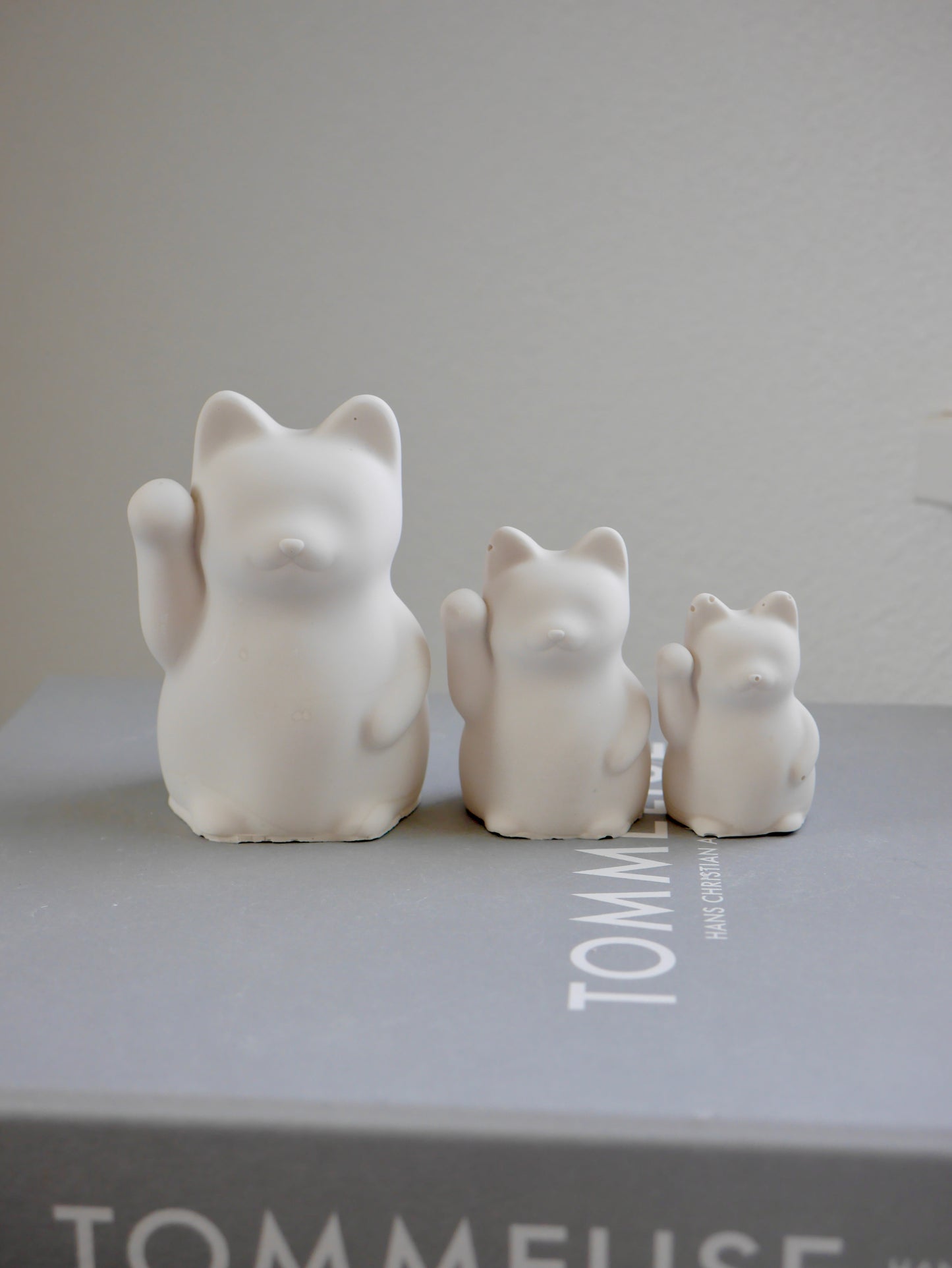 【セット】ほほえみ招き猫モールド Mサイズ