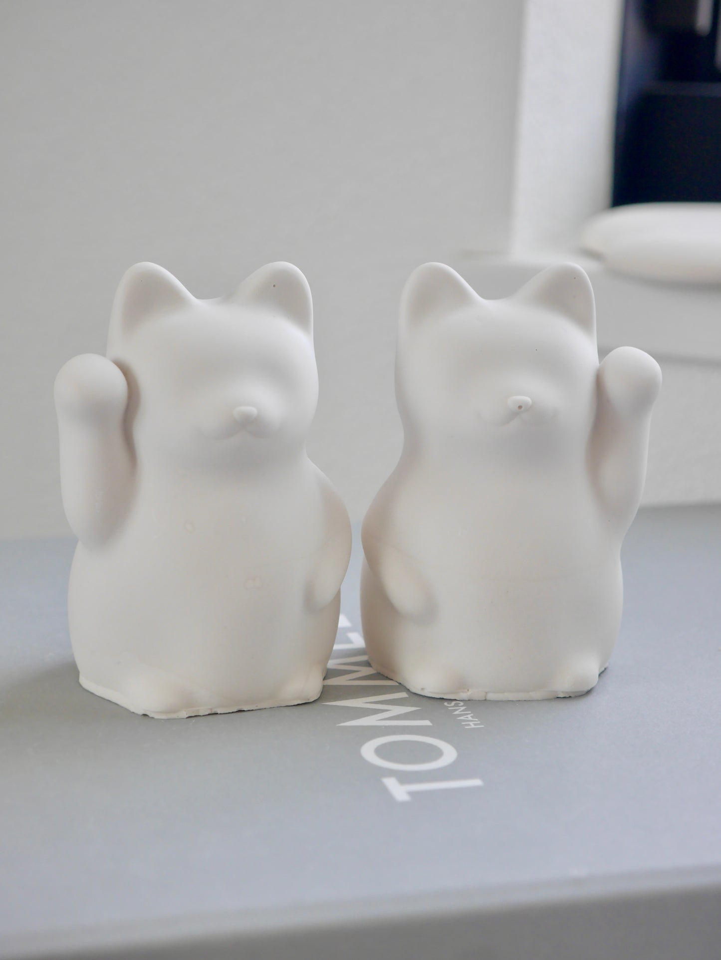 【セット】ほほえみ招き猫モールド Lサイズ