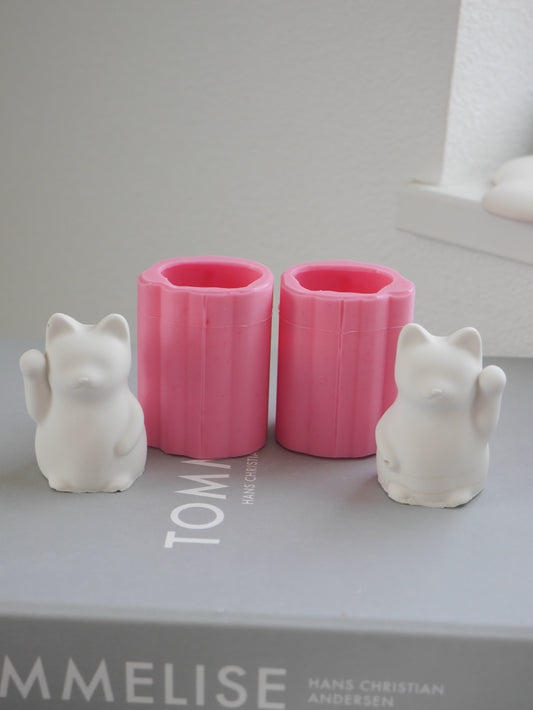 [Set] Hohoemi Maneki Neko Mold M Size