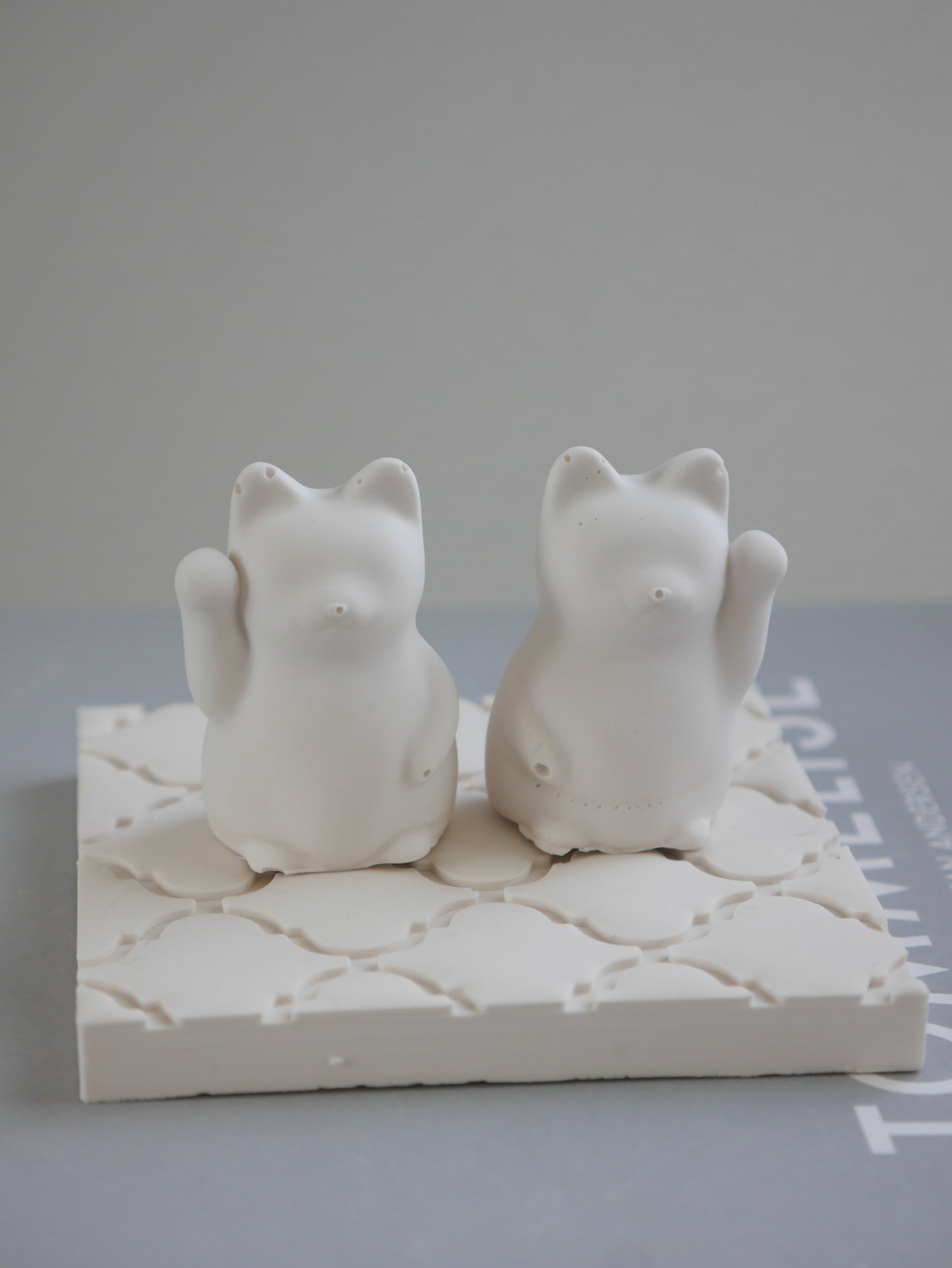 【セット】ほほえみ招き猫モールド Sサイズ