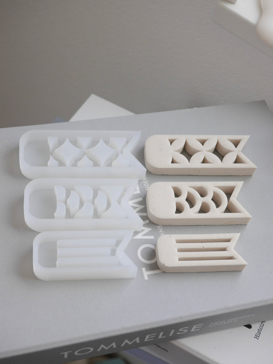 Carved Koi Nobori Mold (Set of 3)