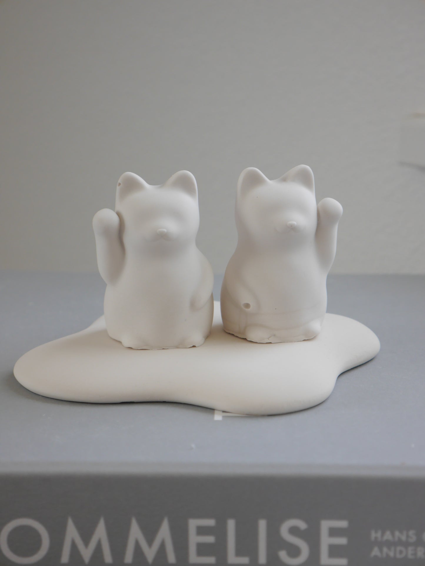 【セット】ほほえみ招き猫モールド Mサイズ