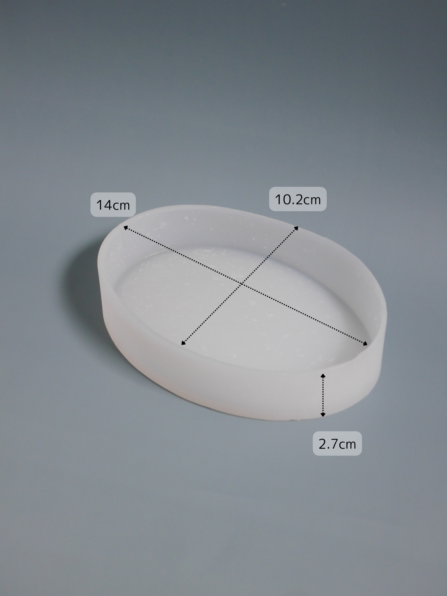 Marble-Style Round Tray Mold