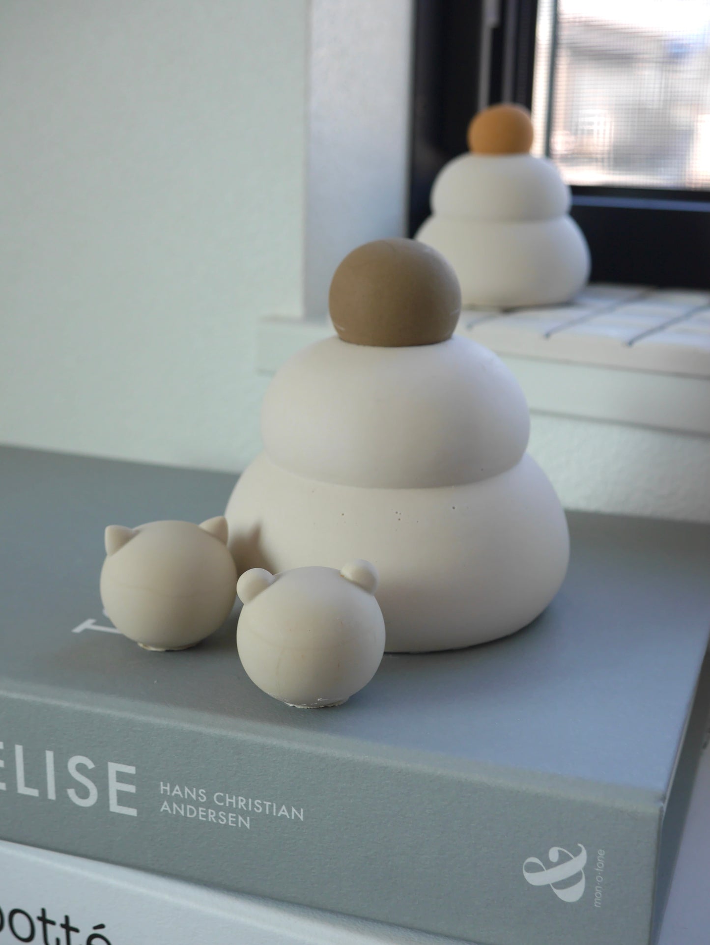 【お得セット】鏡餅モールド Lサイズ ＋くま🐻＆猫🐈セット