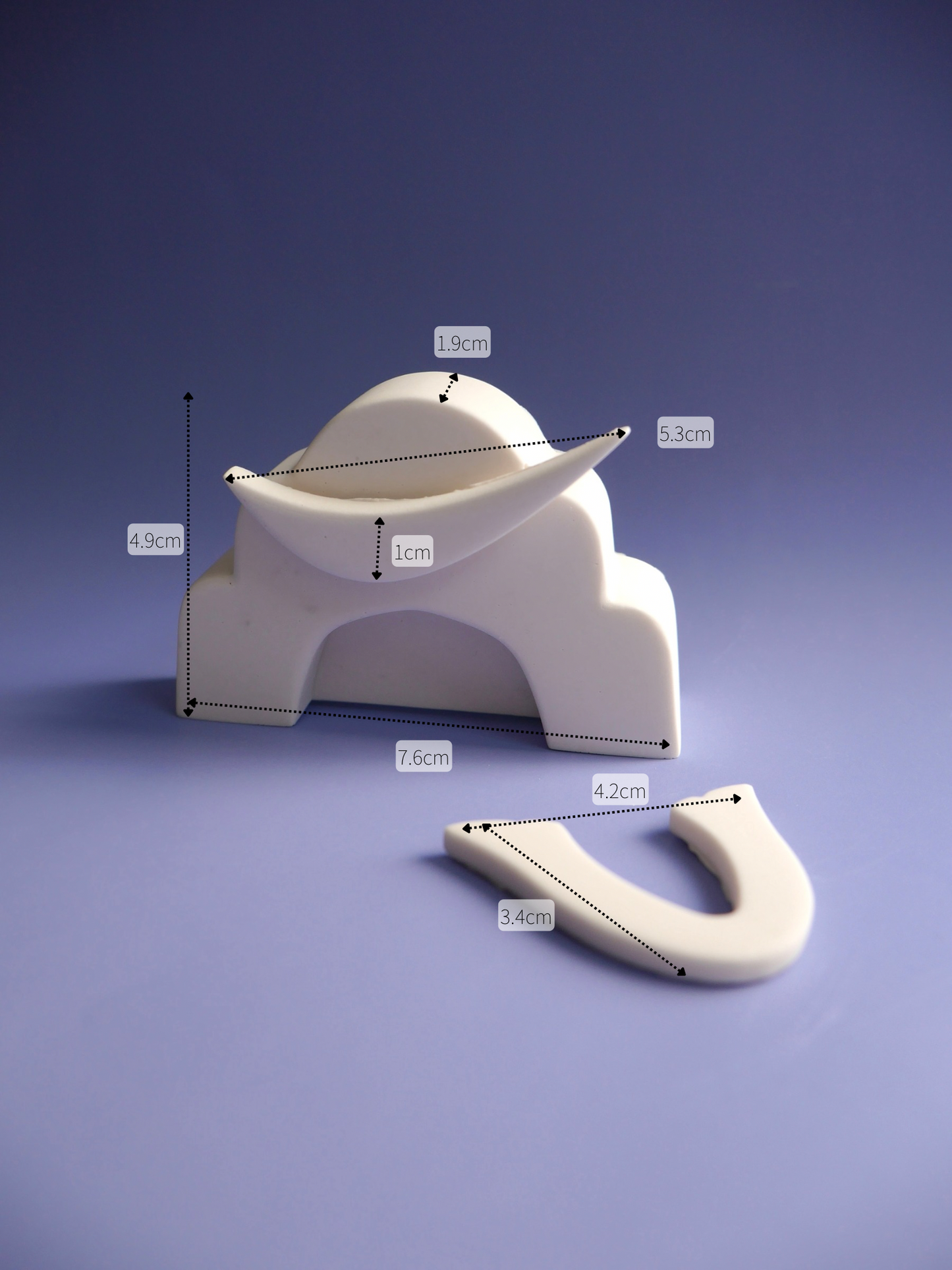 シンプル兜モールド(前立て２種類)