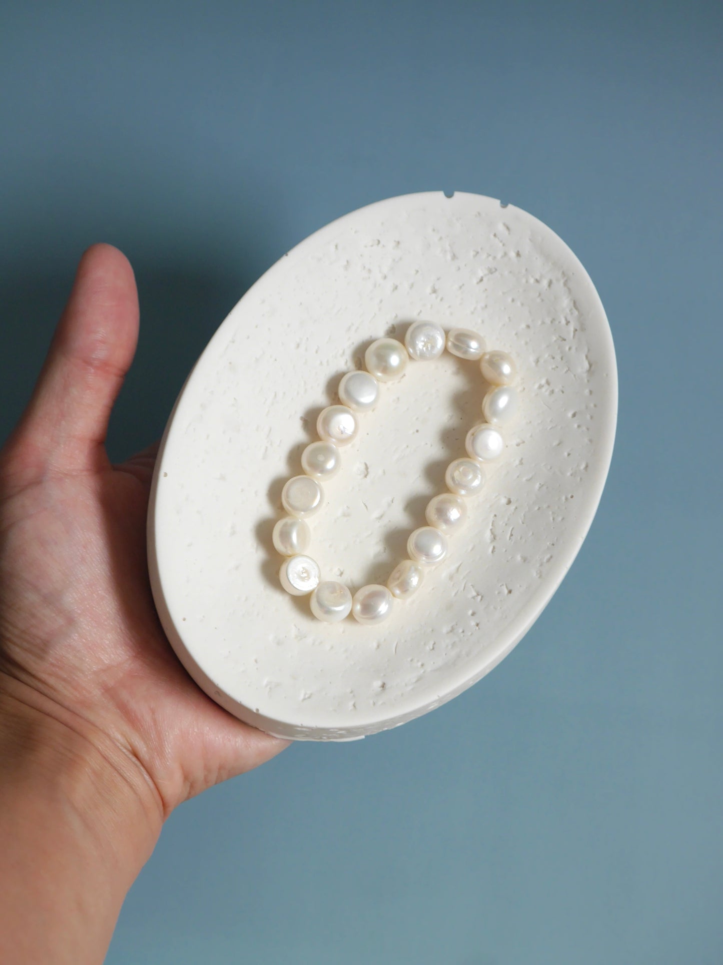 Marble-Style Round Tray Mold