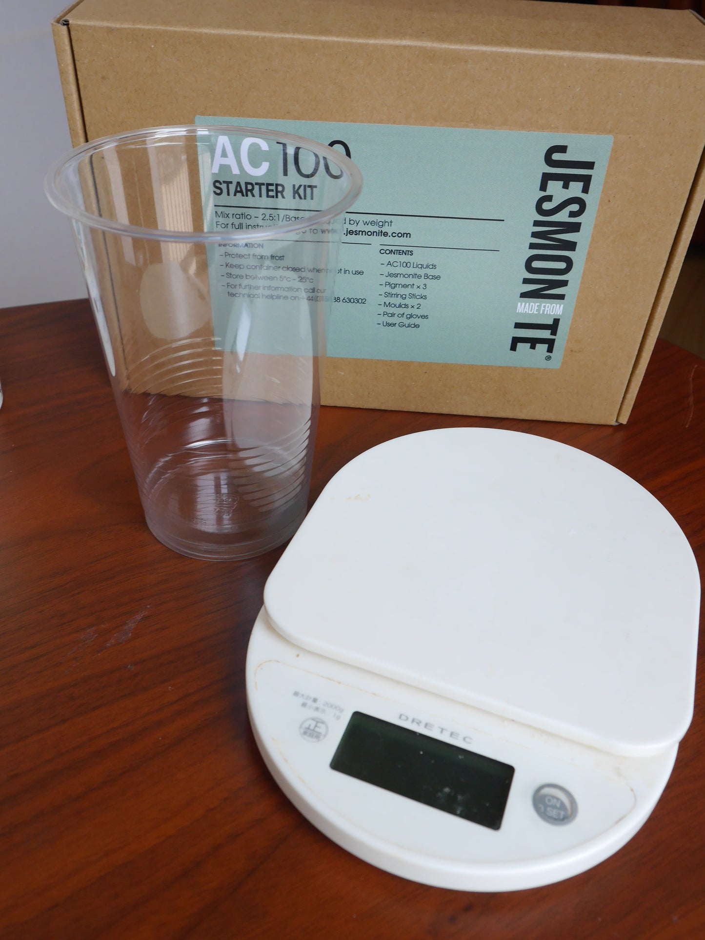 【送料無料】jesmonite ジェスモナイト スターターキット オリジナルデザインモールド2型セット