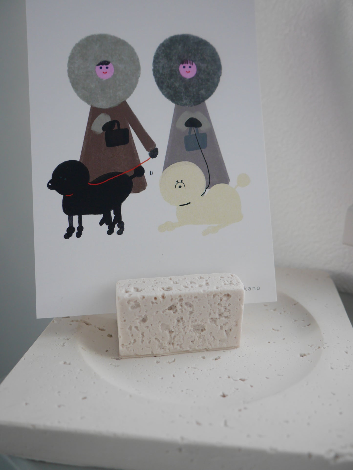 Marble Square Card Stand Mold