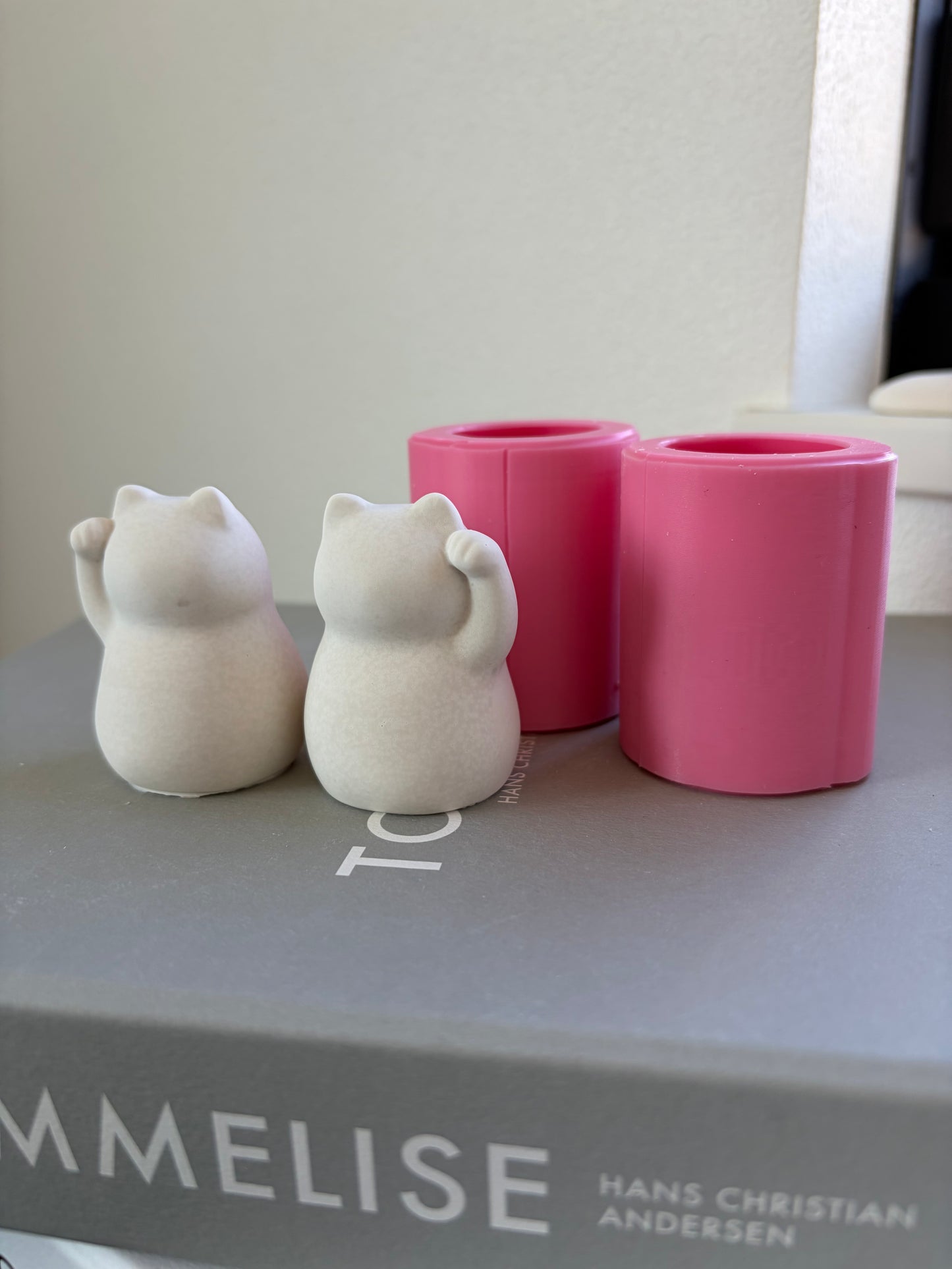 【単品左手】招き猫モールド M